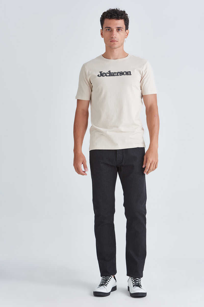 Jeckerson Bisiklet Yaka Erkek Kısa Kollu T-Shirt - 2