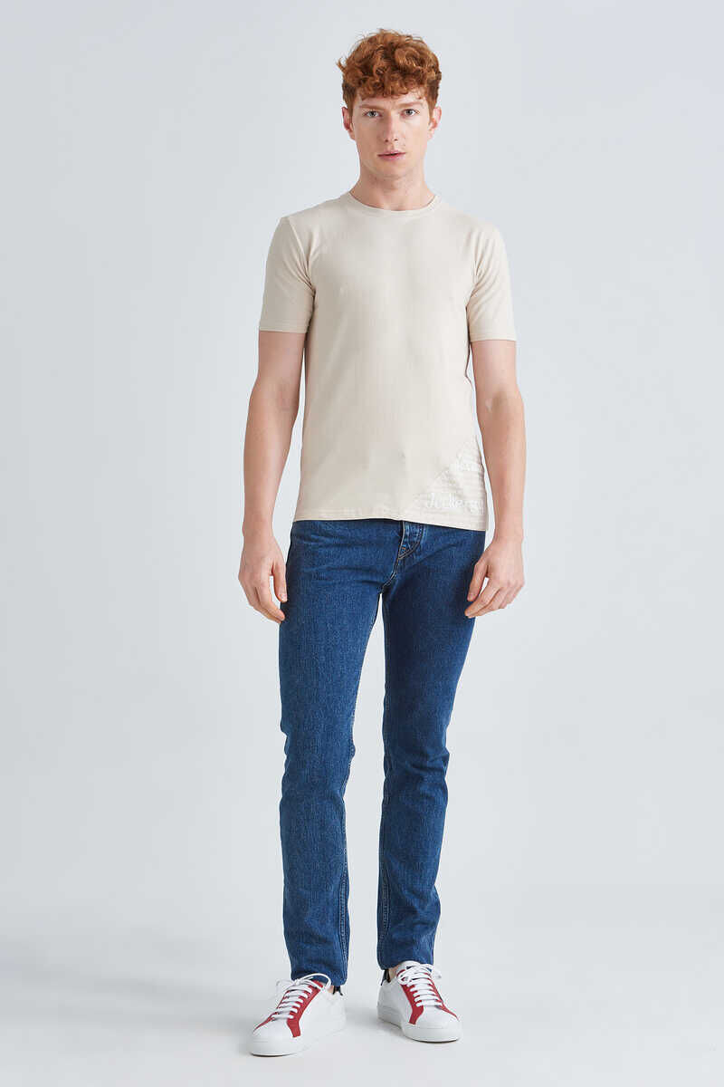 Jeckerson Erkek Bisiklet Yaka Kısa Kollu T-Shirt - 2