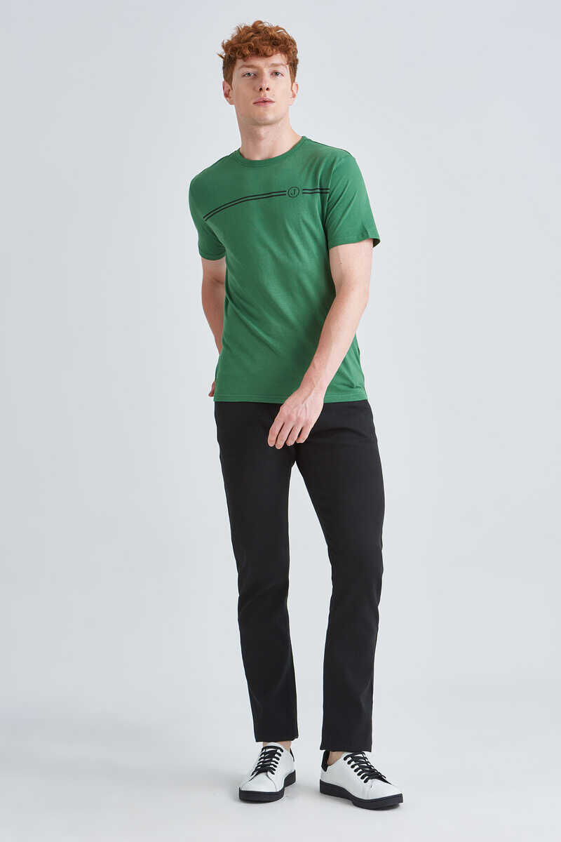 Jeckerson Erkek Bisiklet Yaka T-Shirt - 2