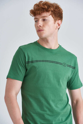 Jeckerson Erkek Bisiklet Yaka T-Shirt - 4