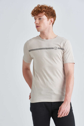 Jeckerson Erkek Bisiklet Yaka T-Shirt - Jeckerson