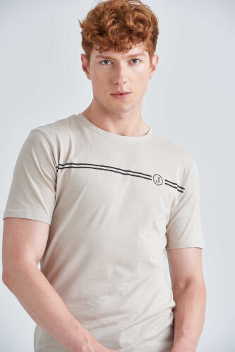 Jeckerson Erkek Bisiklet Yaka T-Shirt - 3