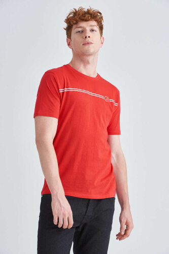 Jeckerson Erkek Bisiklet Yaka T-Shirt - Jeckerson