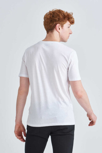 Jeckerson Erkek Bisiklet Yaka T-Shirt - 4