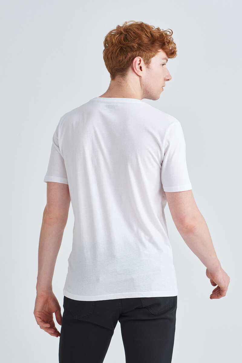 Jeckerson Erkek Bisiklet Yaka T-Shirt - 4