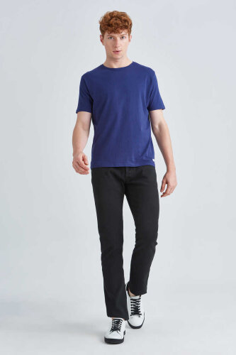 Jeckerson Erkek Kısa Kollu Bisiklet Yaka T-Shirt - Jeckerson