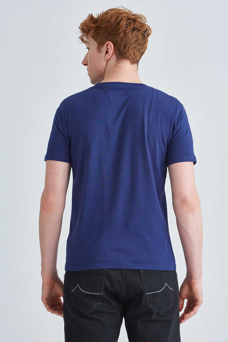 Jeckerson Erkek Yazılı Bisiklet Yaka T-Shirt - 4