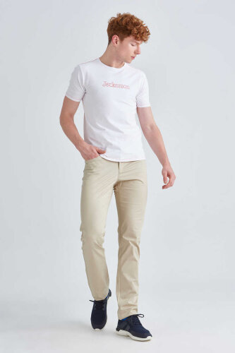 Jeckerson Yazılı Erkek Bisiklet Yaka T-Shirt - 2