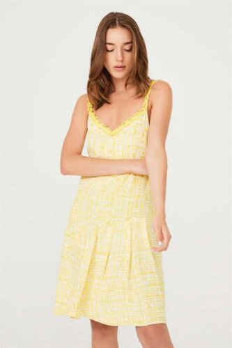 Kadın Askılı Mini Elbise - Byblos