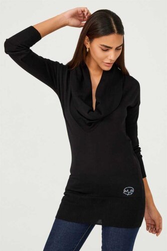 Kadın Balıkçı Yaka Uzun Kollu Triko Kazak - Montanà