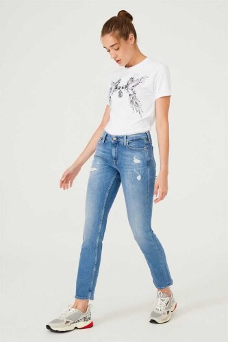 Kadın Bilek Boy Jeans - 3