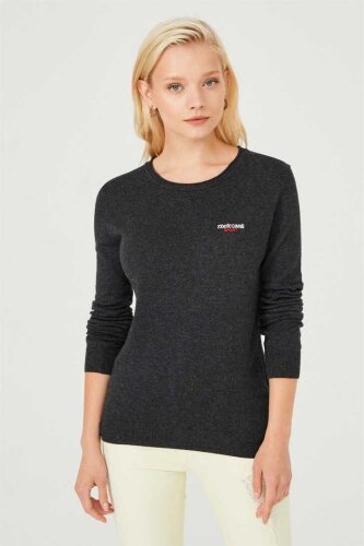 Kadın Bisiklet Yaka Kazak - Roberto Cavalli