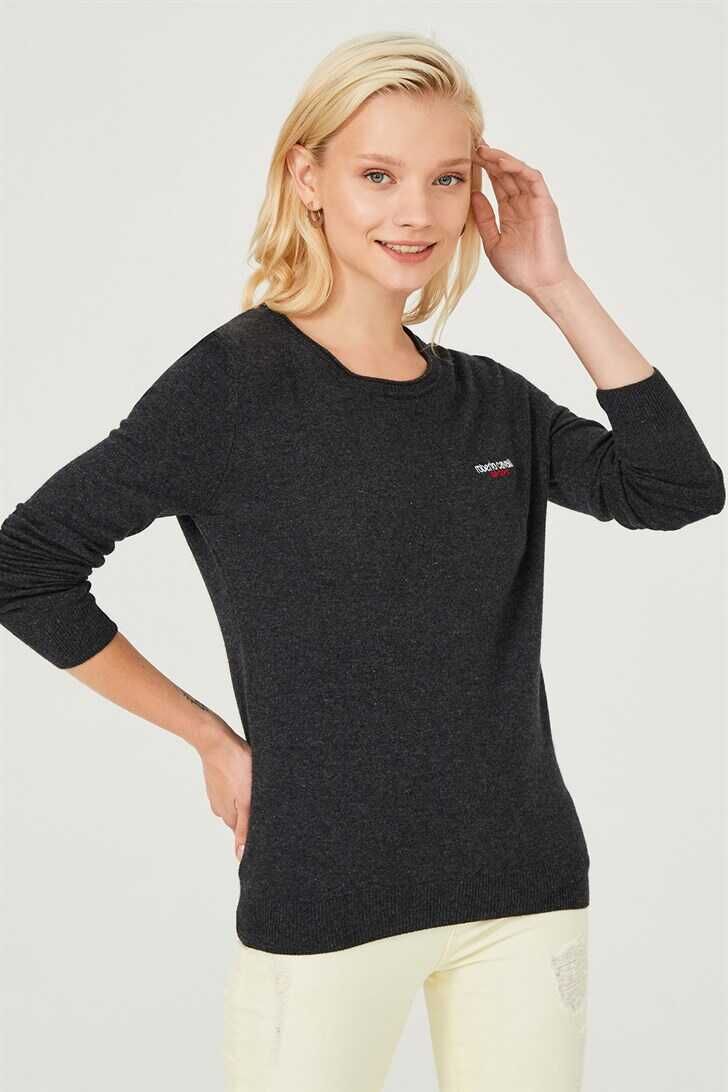 Kadın Bisiklet Yaka Kazak - 2