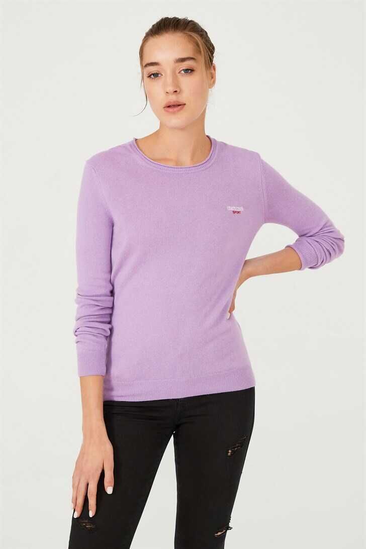 Kadın Bisiklet Yaka Kazak - 3