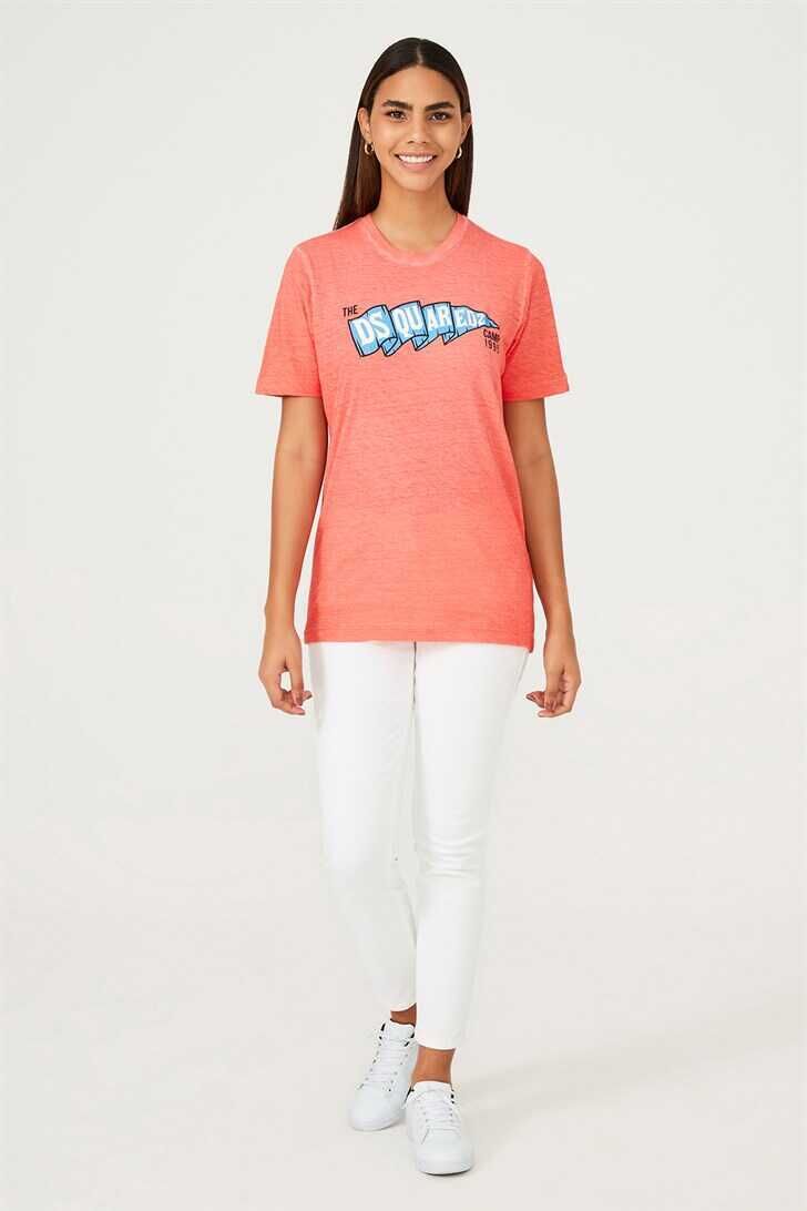 Kadın Bisiklet Yaka T-Shirt - 1