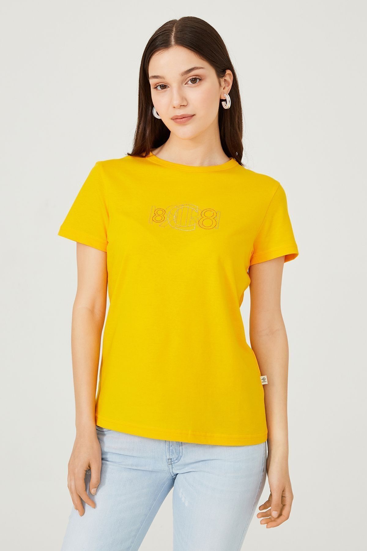 Kadın Bisiklet Yaka T-Shirt - 9