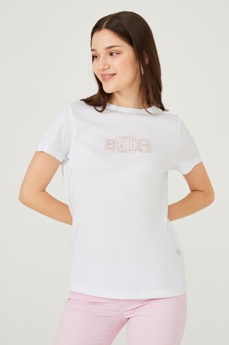 Kadın Bisiklet Yaka T-Shirt - 5