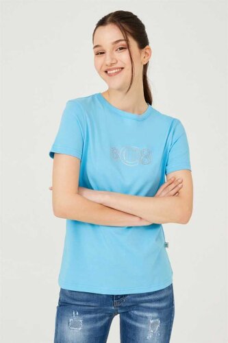 Kadın Bisiklet Yaka T-Shirt - 8