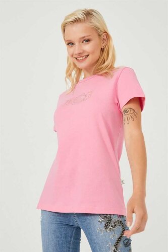 Kadın Bisiklet Yaka T-Shirt - 2