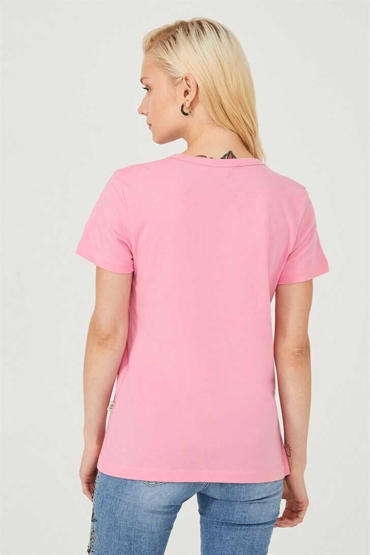 Kadın Bisiklet Yaka T-Shirt - 7