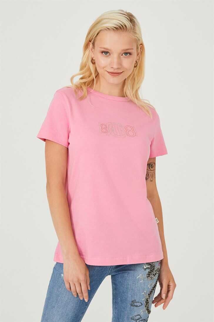 Kadın Bisiklet Yaka T-Shirt - 8