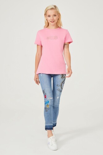 Kadın Bisiklet Yaka T-Shirt - 10