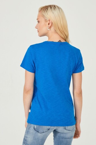 Kadın Bisiklet Yaka T-Shirt - 12