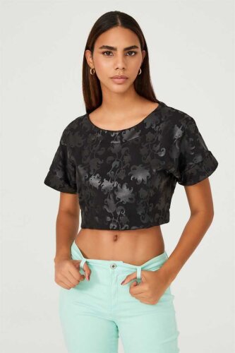 Kadın Crop Bluz - 1