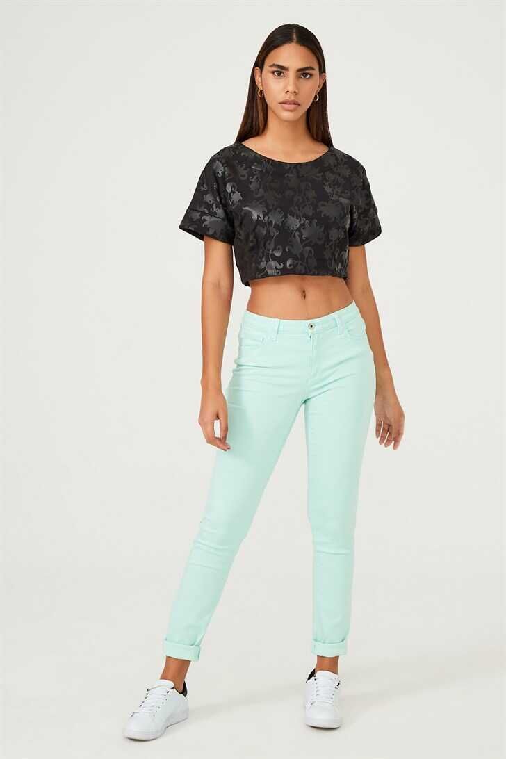Kadın Crop Bluz - 2