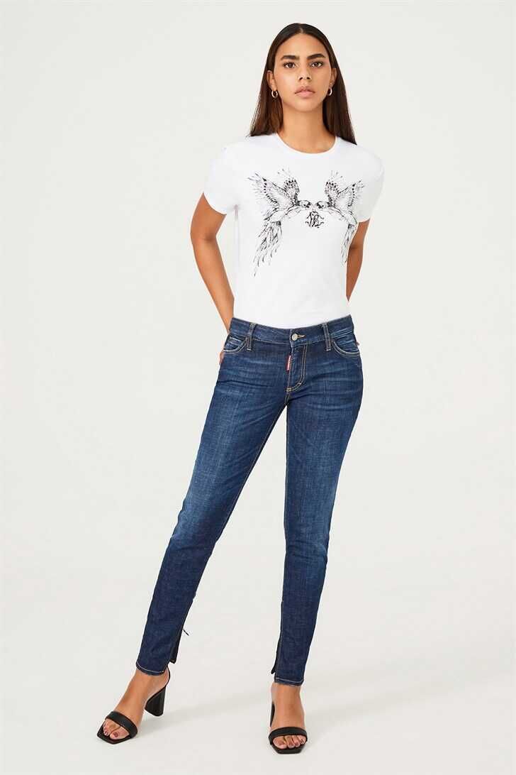 Kadın Dar Paça Jeans - 1