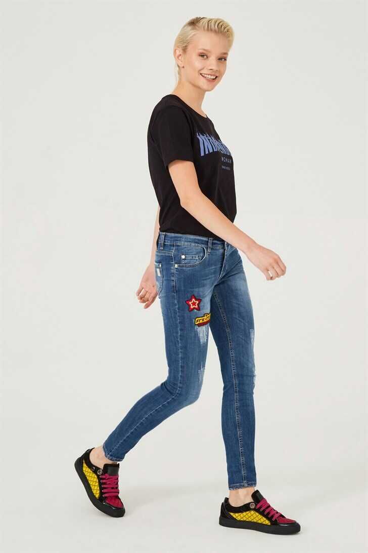 Kadın Dar Paça Jeans - 3