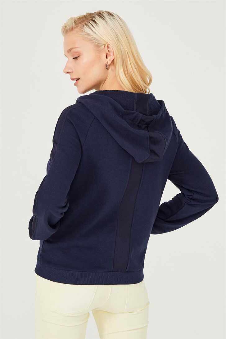 Kadın Fermuarlı Sweatshirt - 7