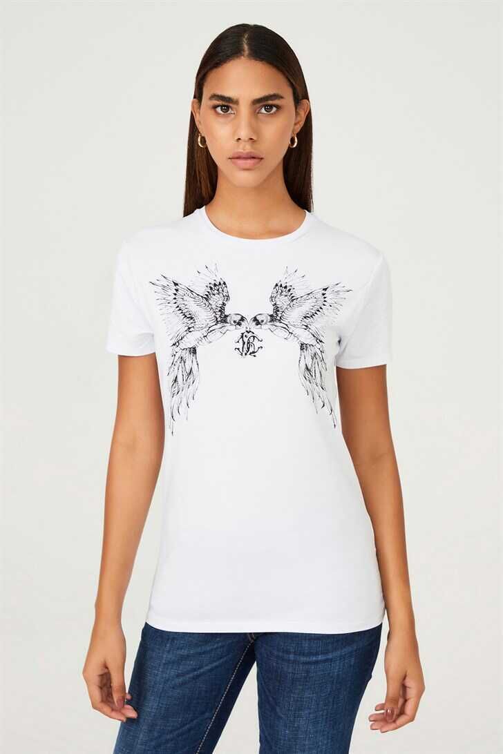 Kadın Kuş Figürlü T-Shirt - 1