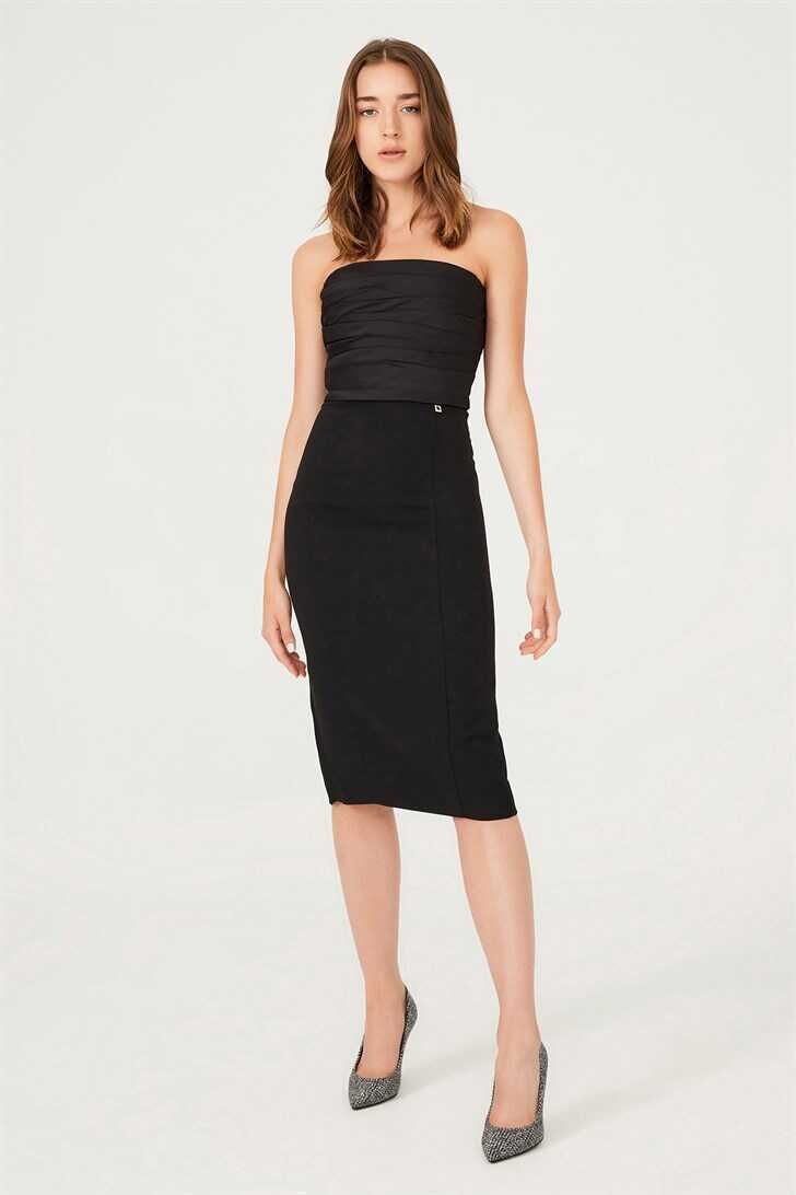 Kadın Midi Kalem Elbise - 1