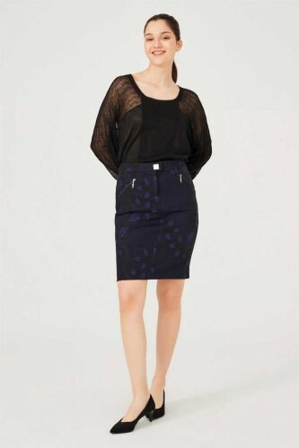 Kadın Mini Kalem Etek - 5