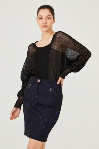 Kadın Mini Kalem Etek - 10