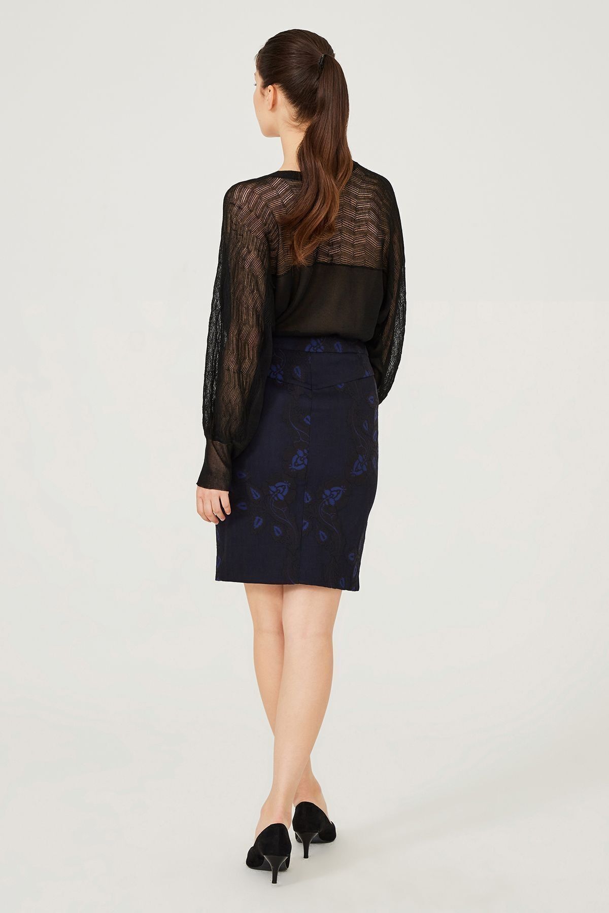 Kadın Mini Kalem Etek - 12