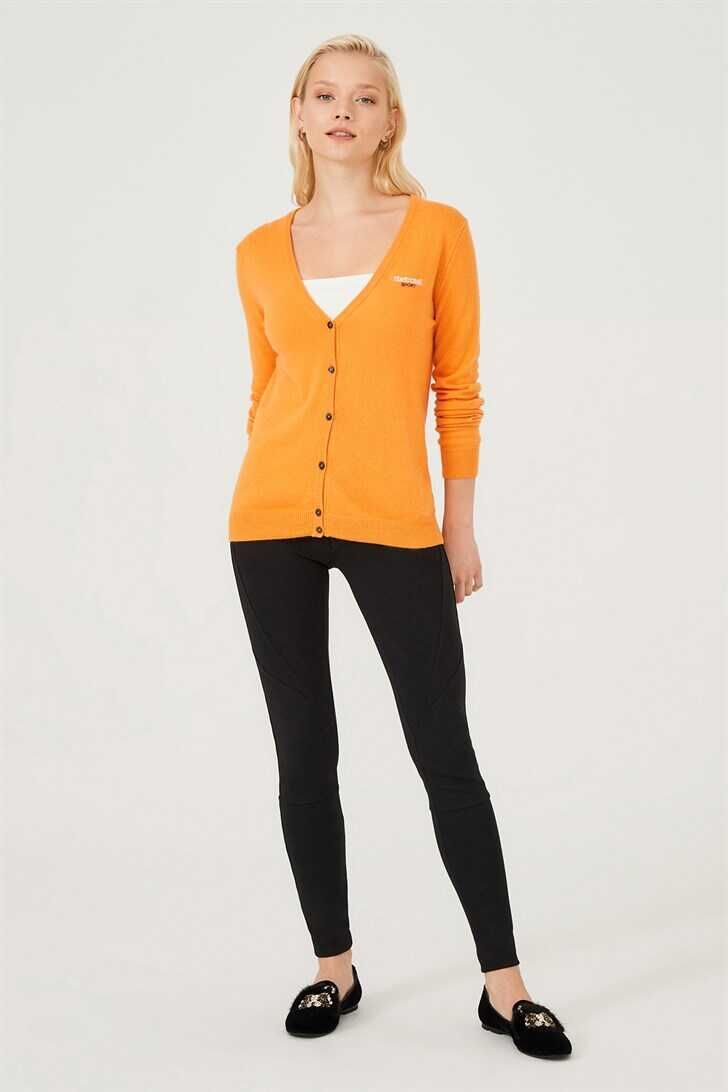 Kadın Uzun Kollu Triko Hırka - 4