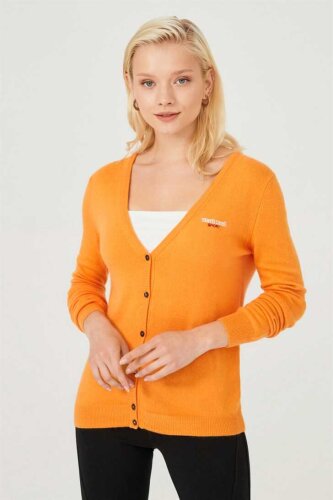 Kadın Uzun Kollu Triko Hırka - 8