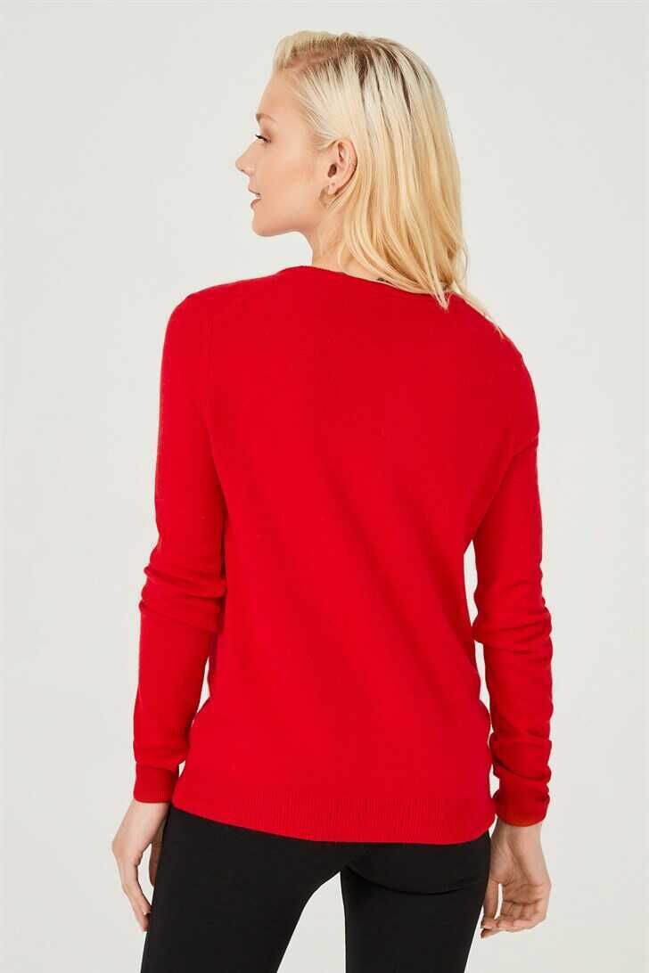 Kadın Uzun Kollu Triko Hırka - 6