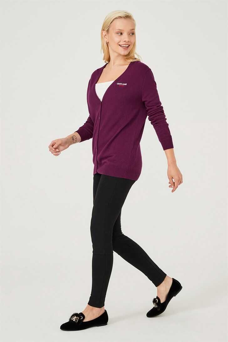 Kadın Uzun Kollu Triko Hırka - 5