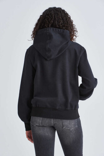 Karl Lagerfeld Kadın Denim Sweatshirt - 4