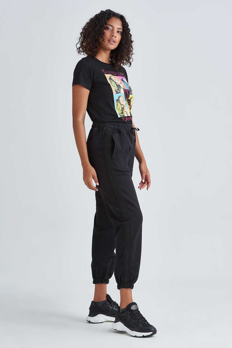 Karl Lagerfeld Lastikli Kadın Pantolon - 3