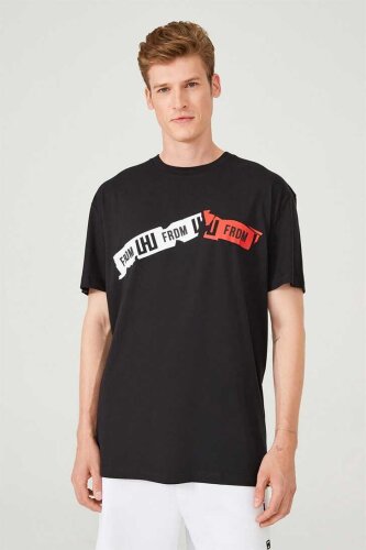 Les Hommes Oversize Yazılı Erkek T-Shirt - 2