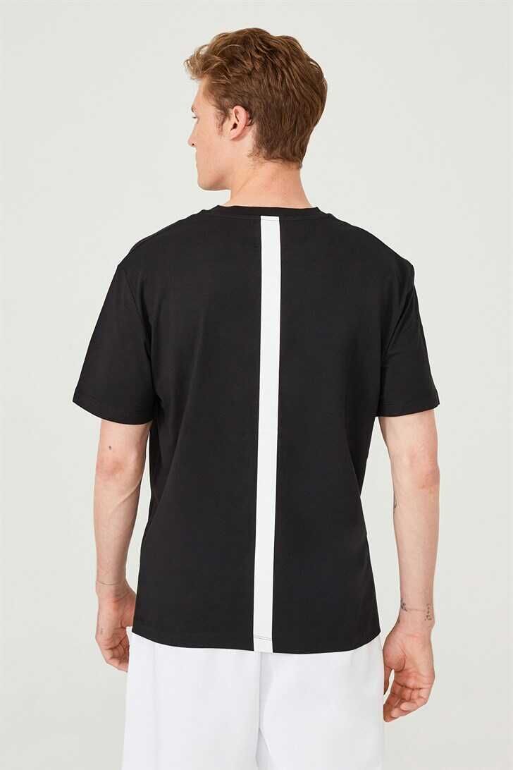 Les Hommes Urban Erkek Bisiklet Yaka Kısa Kollu T-Shirt - 4