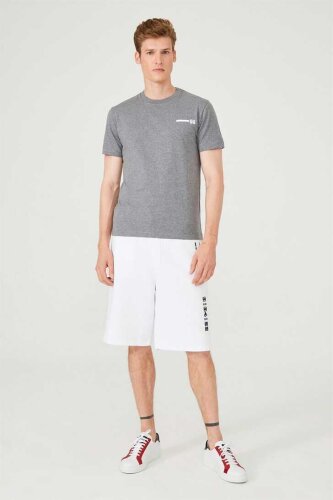 Les Hommes Urban Yazılı Erkek T-Shirt - Les Hommes