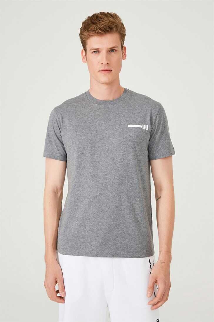 Les Hommes Urban Yazılı Erkek T-Shirt - 3
