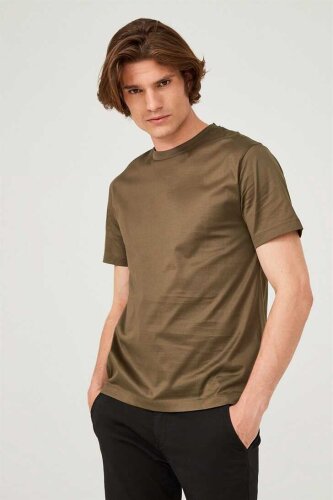 Les Hommes Yazılı Bisiklet Yaka Erkek T-Shirt - 2