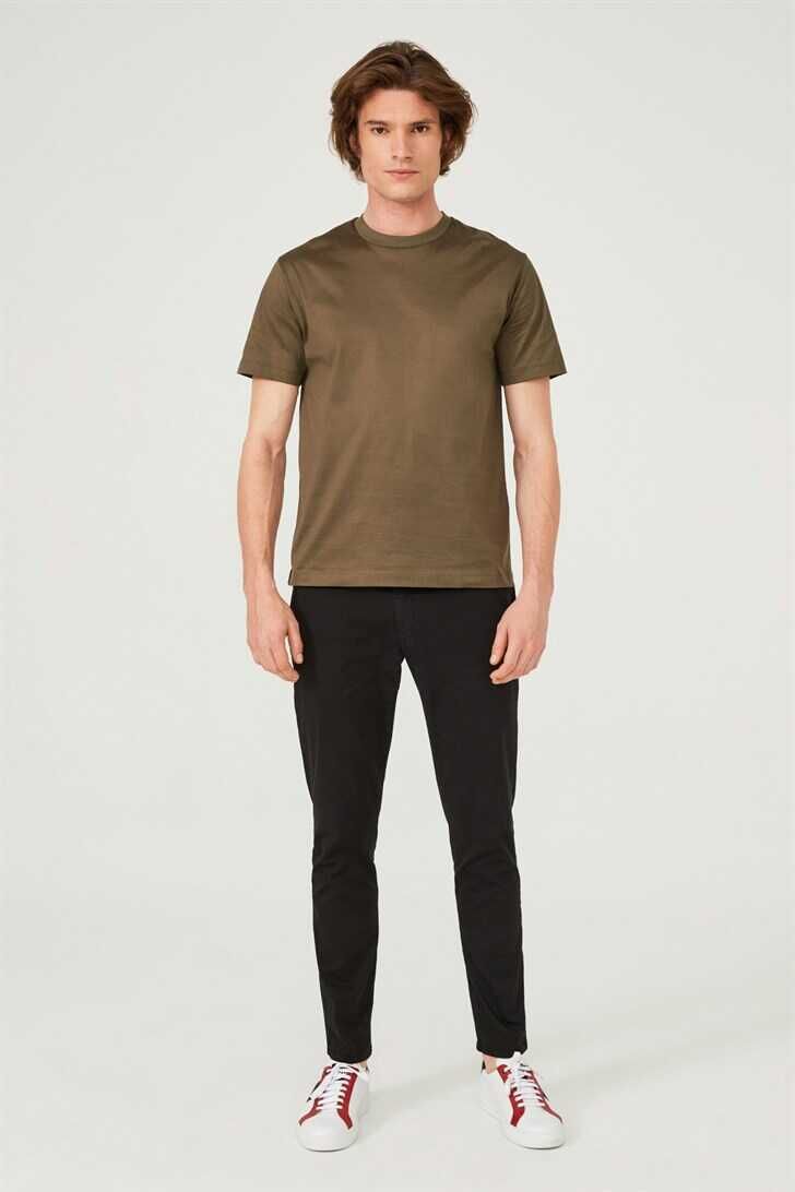 Les Hommes Yazılı Bisiklet Yaka Erkek T-Shirt - 3