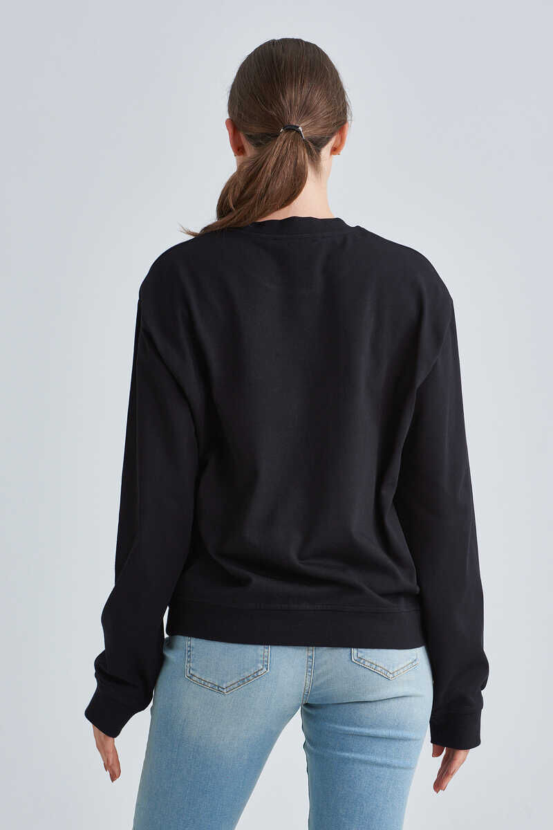 Love Moschino Baskılı Kadın Sweatshirt - 4